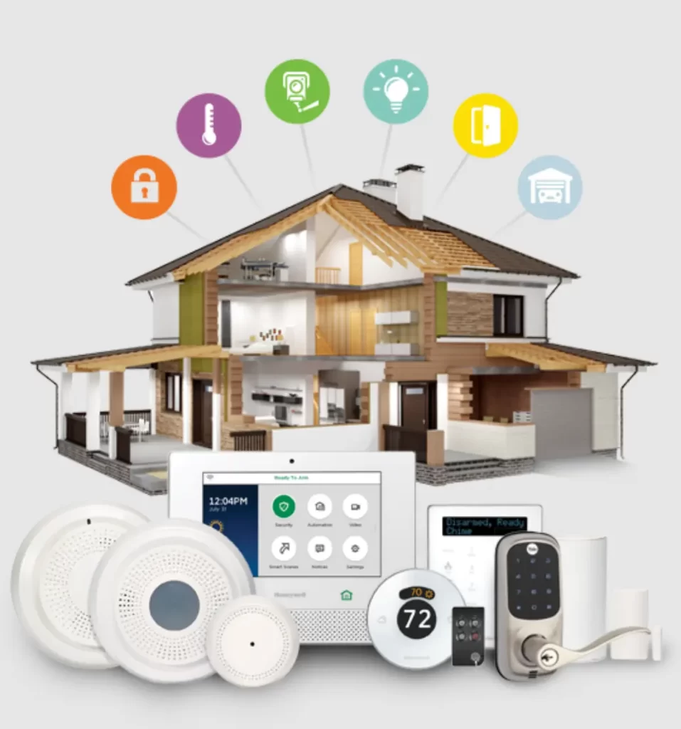 Luxury villa security installation and lighting